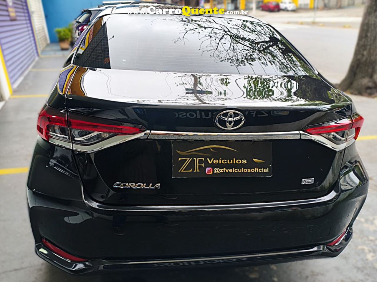 TOYOTA   COROLLA XEI 2.0 FLEX 16V AUT.   PRETO 2023 2.0 FLEX - Loja