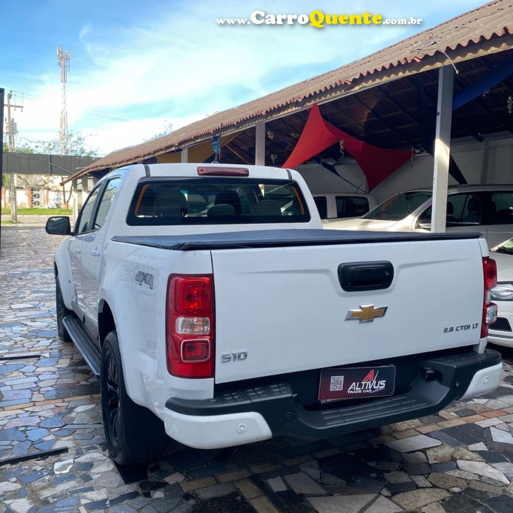 CHEVROLET   S10 PICK-UP LT 2.8 TDI 4X4 CD DIESEL AUT   BRANCO 2022 2.8 DIESEL - Loja