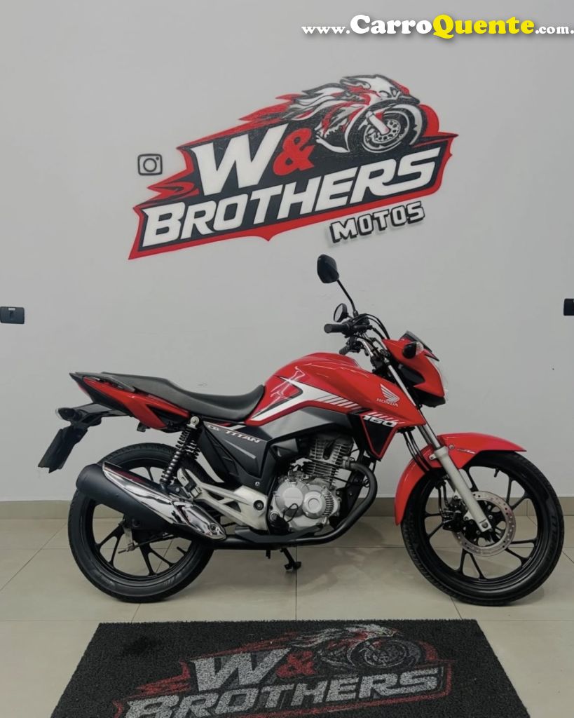 HONDA   TITAN 160   VERMELHO 2024 160CC GASOLINA - Loja