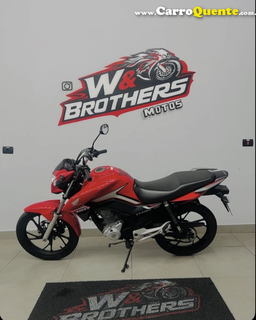 HONDA   TITAN 160   VERMELHO 2024 160CC GASOLINA - Loja