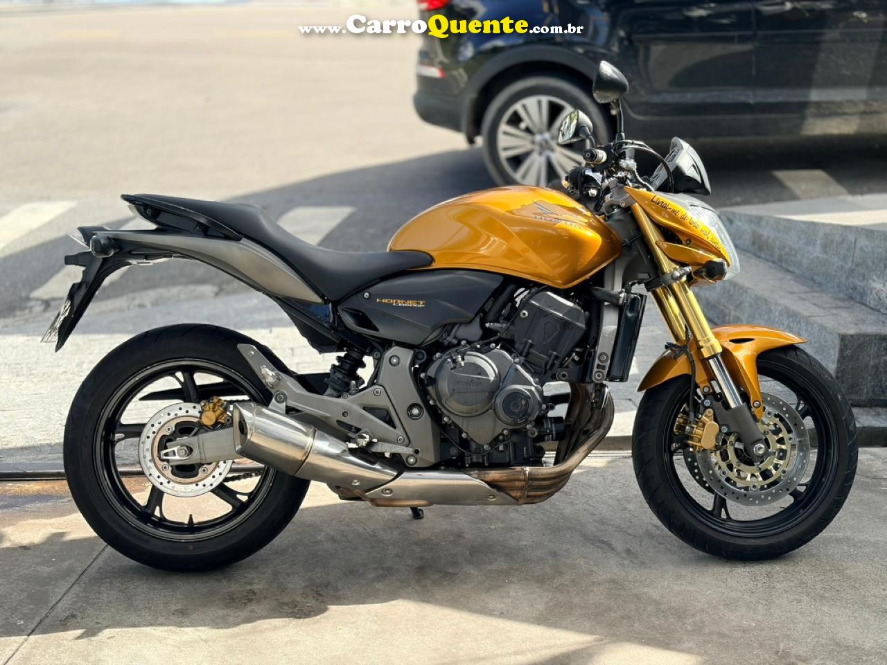 HONDA   CB 600F HORNET   AMARELO 2009 600cc GASOLINA - Loja