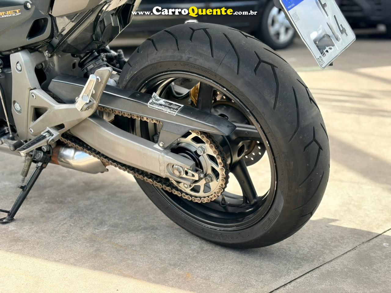 HONDA   CB 600F HORNET   AMARELO 2009 600cc GASOLINA - Loja