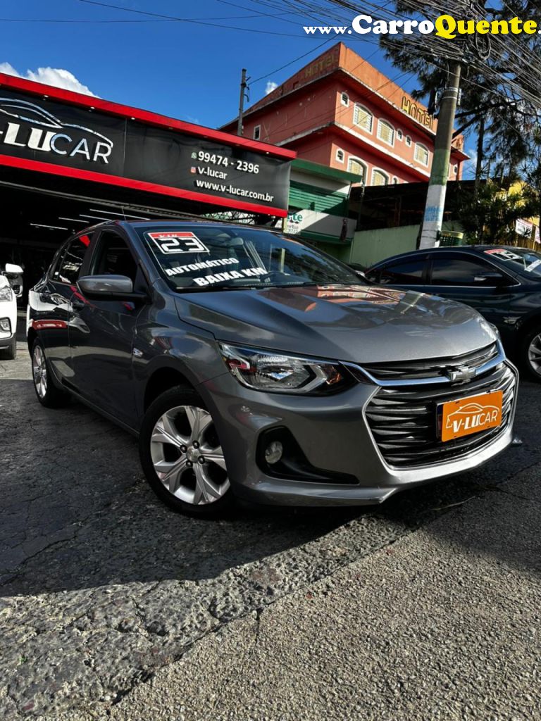 CHEVROLET   ONIX HATCH LTZ 1.0 12V TB FLEX 5P AUT.   CINZA 2023 1.0 FLEX - Loja