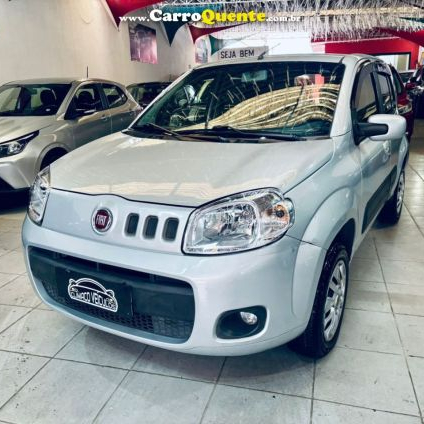 FIAT   UNO VIVACE CELEB. 1.0 EVO F.FLEX 8V 5P   PRATA 2013 1.0 FLEX