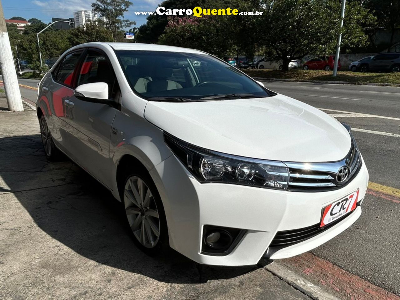 TOYOTA   COROLLA XEI 2.0 FLEX 16V AUT.   BRANCO 2016 2.0 FLEX - Loja
