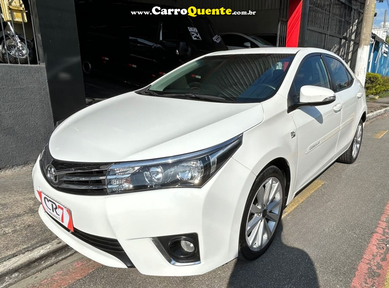 TOYOTA   COROLLA XEI 2.0 FLEX 16V AUT.   BRANCO 2016 2.0 FLEX - Loja