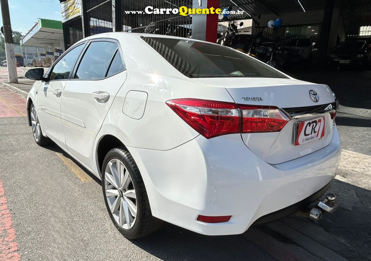 TOYOTA   COROLLA XEI 2.0 FLEX 16V AUT.   BRANCO 2016 2.0 FLEX - Loja