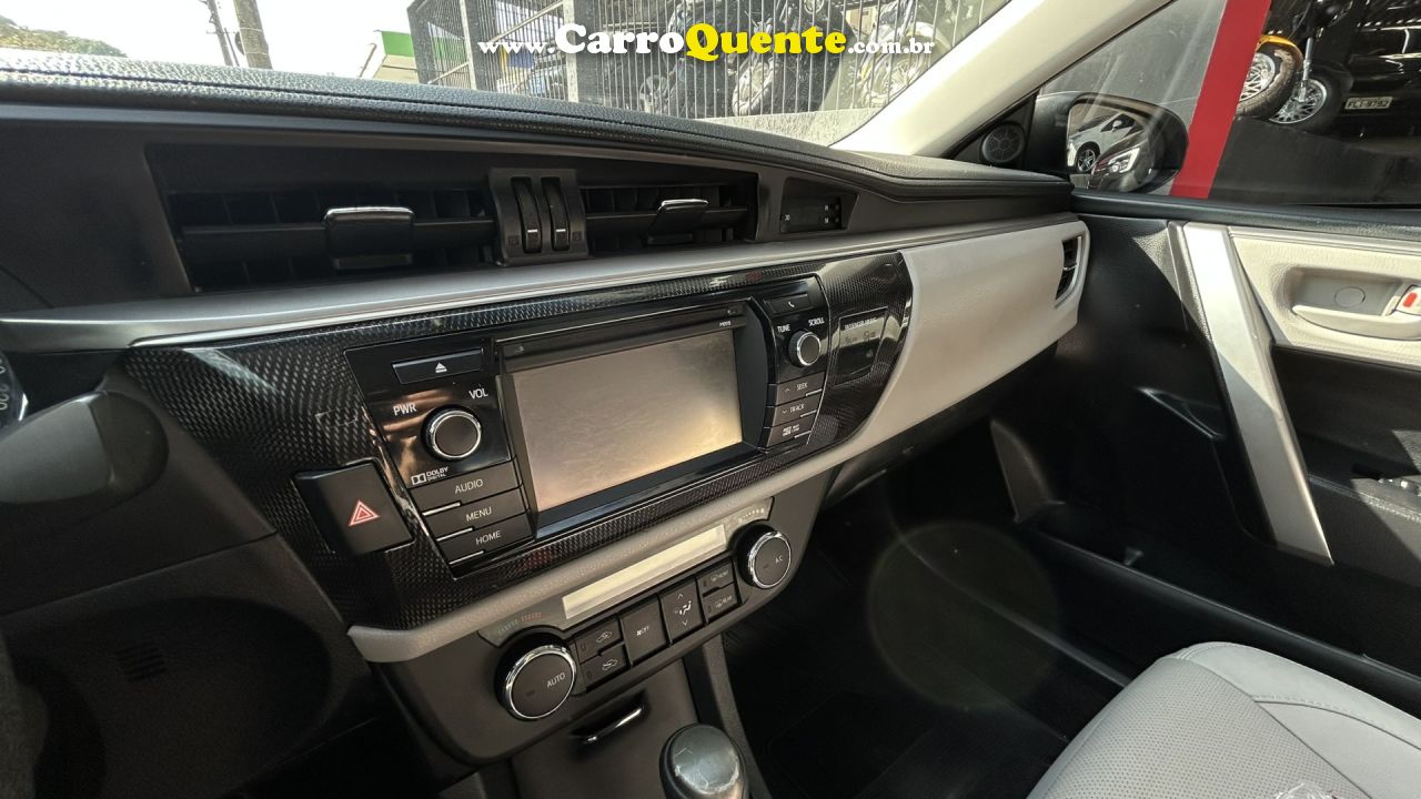 TOYOTA   COROLLA XEI 2.0 FLEX 16V AUT.   BRANCO 2016 2.0 FLEX - Loja