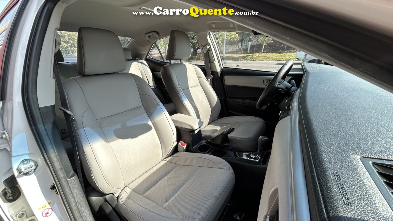 TOYOTA   COROLLA XEI 2.0 FLEX 16V AUT.   BRANCO 2016 2.0 FLEX - Loja