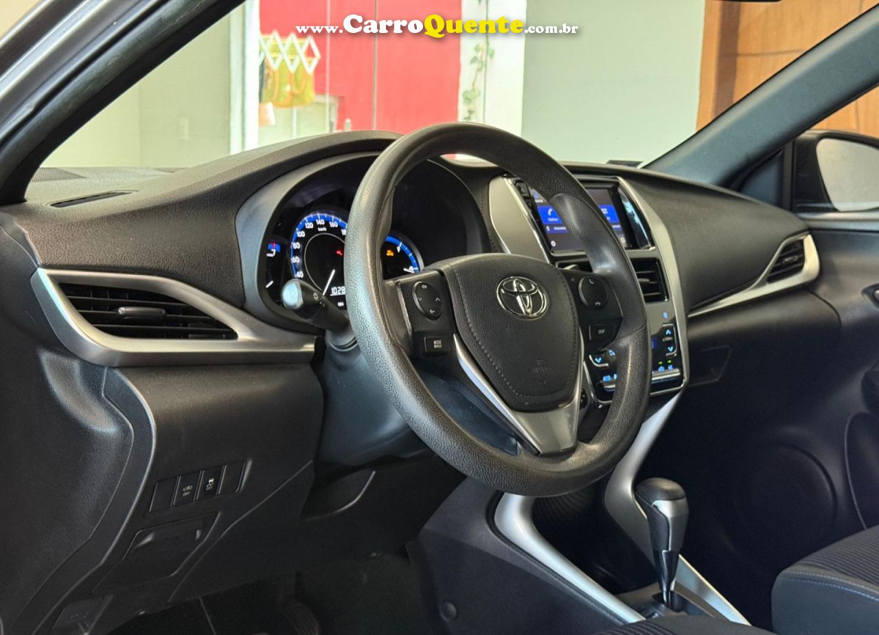 TOYOTA   YARIS XL PLUS CON. 1.5 FLEX 16V 5P AUT.   CINZA 2021 1.5 FLEX - Loja