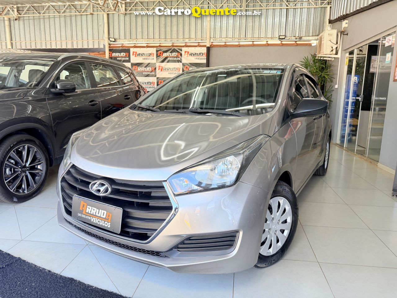HYUNDAI   HB20 COMF.C.PLUSC.STYLE 1.0 FLEX 12V   PRATA 2017 1.0 FLEX - Loja