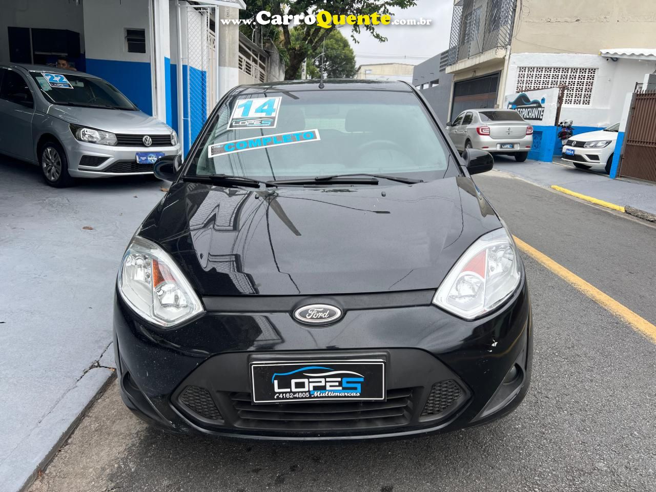 FORD   FIESTA 1.6 16V FLEX MEC. 5P   PRETO 2014 1.6 FLEX - Loja