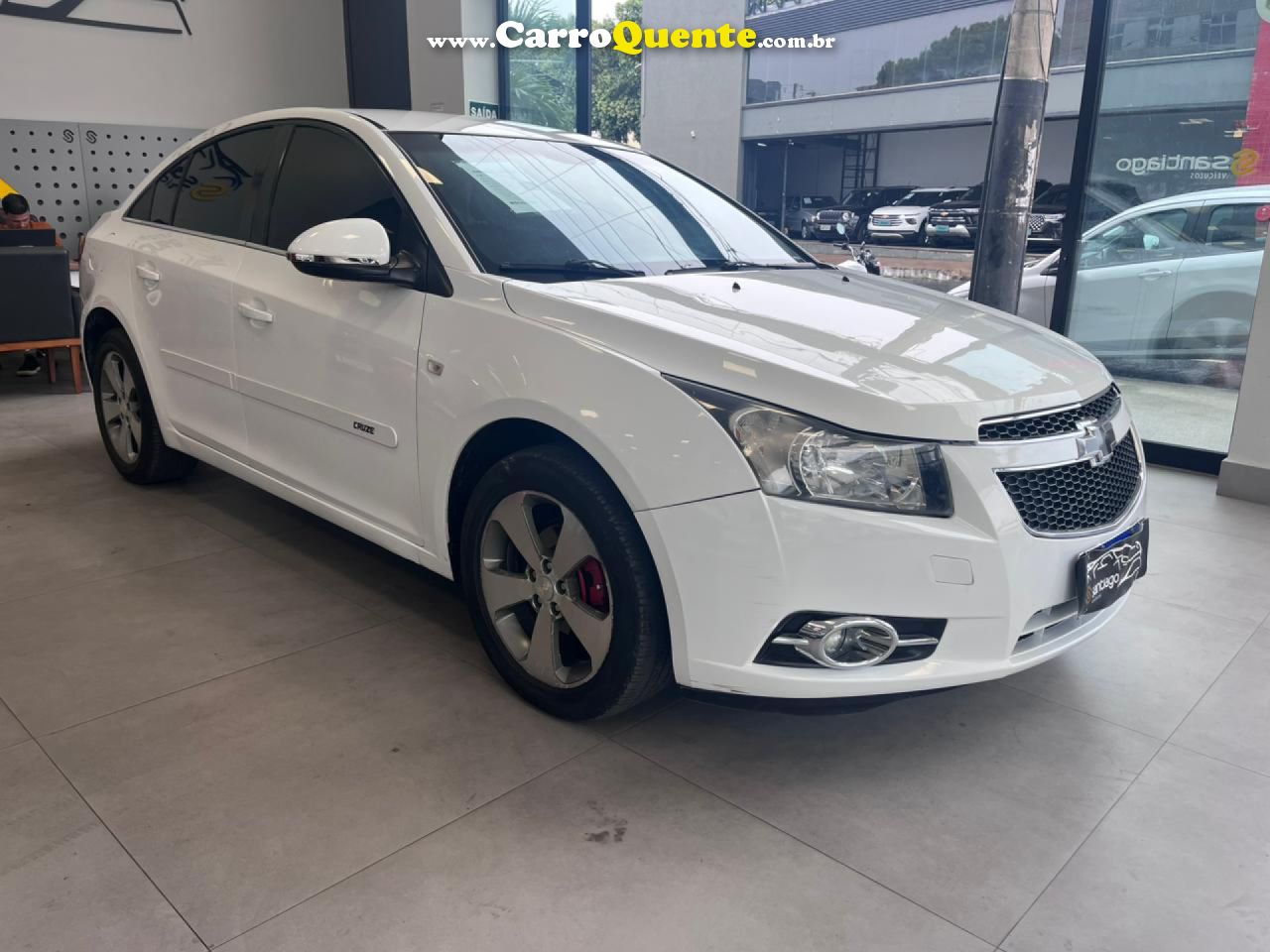 CHEVROLET   CRUZE LT 1.8 16V FLEXPOWER 4P AUT.   BRANCO 2013 1.8 FLEX - Loja