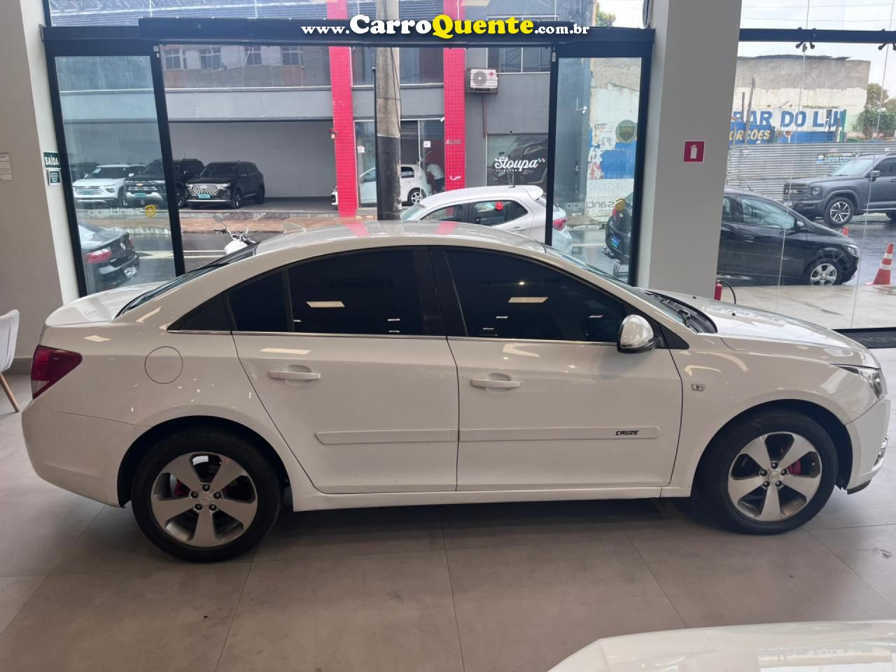 CHEVROLET   CRUZE LT 1.8 16V FLEXPOWER 4P AUT.   BRANCO 2013 1.8 FLEX - Loja
