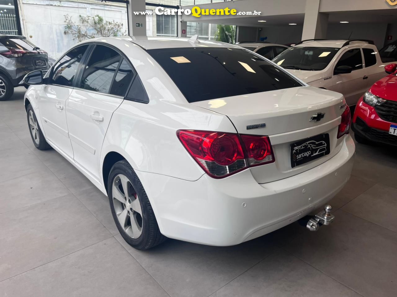 CHEVROLET   CRUZE LT 1.8 16V FLEXPOWER 4P AUT.   BRANCO 2013 1.8 FLEX - Loja