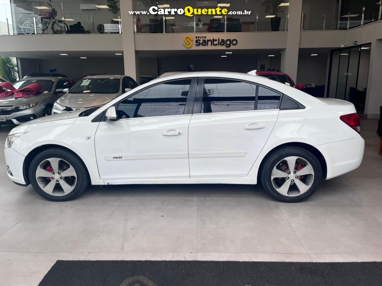 CHEVROLET   CRUZE LT 1.8 16V FLEXPOWER 4P AUT.   BRANCO 2013 1.8 FLEX - Loja