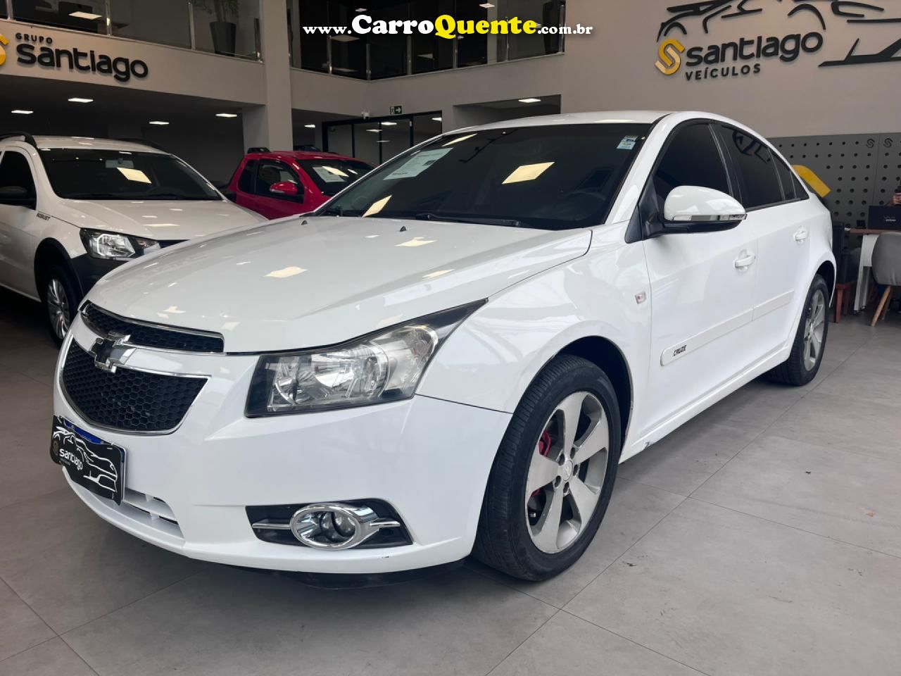 CHEVROLET   CRUZE LT 1.8 16V FLEXPOWER 4P AUT.   BRANCO 2013 1.8 FLEX - Loja