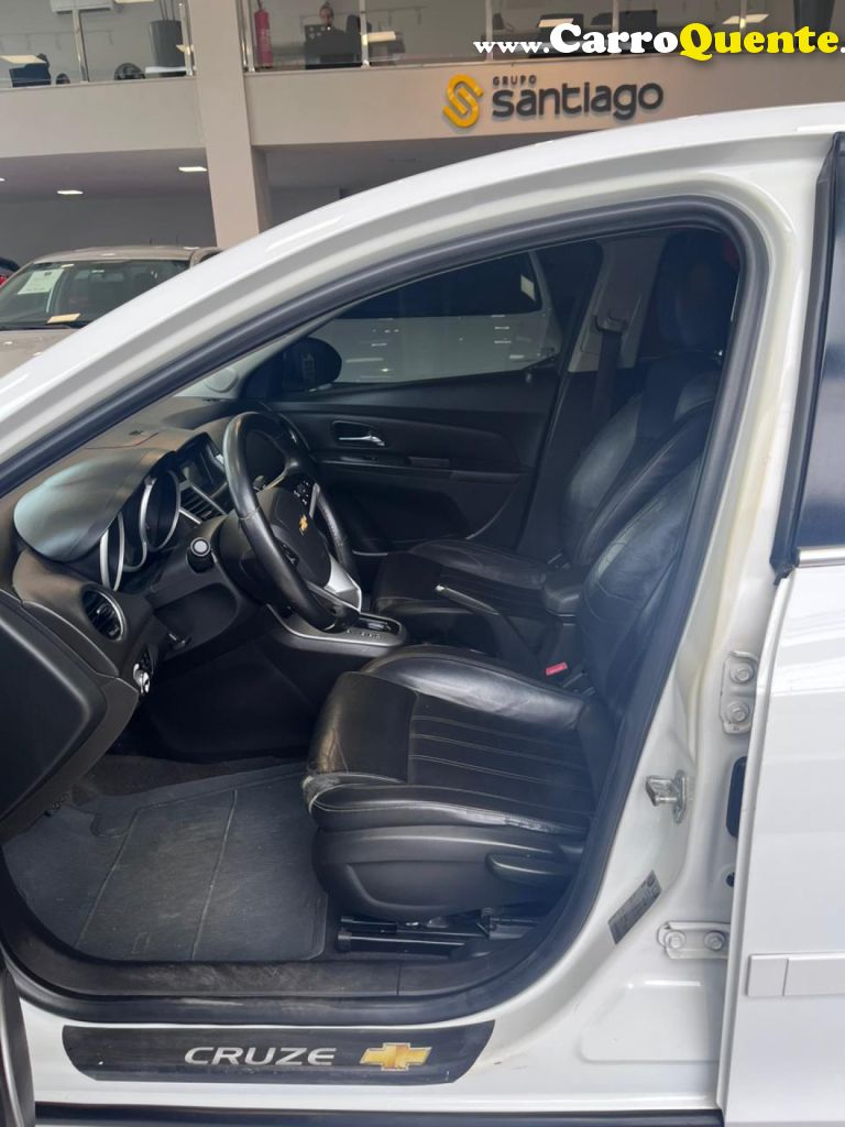 CHEVROLET   CRUZE LT 1.8 16V FLEXPOWER 4P AUT.   BRANCO 2013 1.8 FLEX - Loja