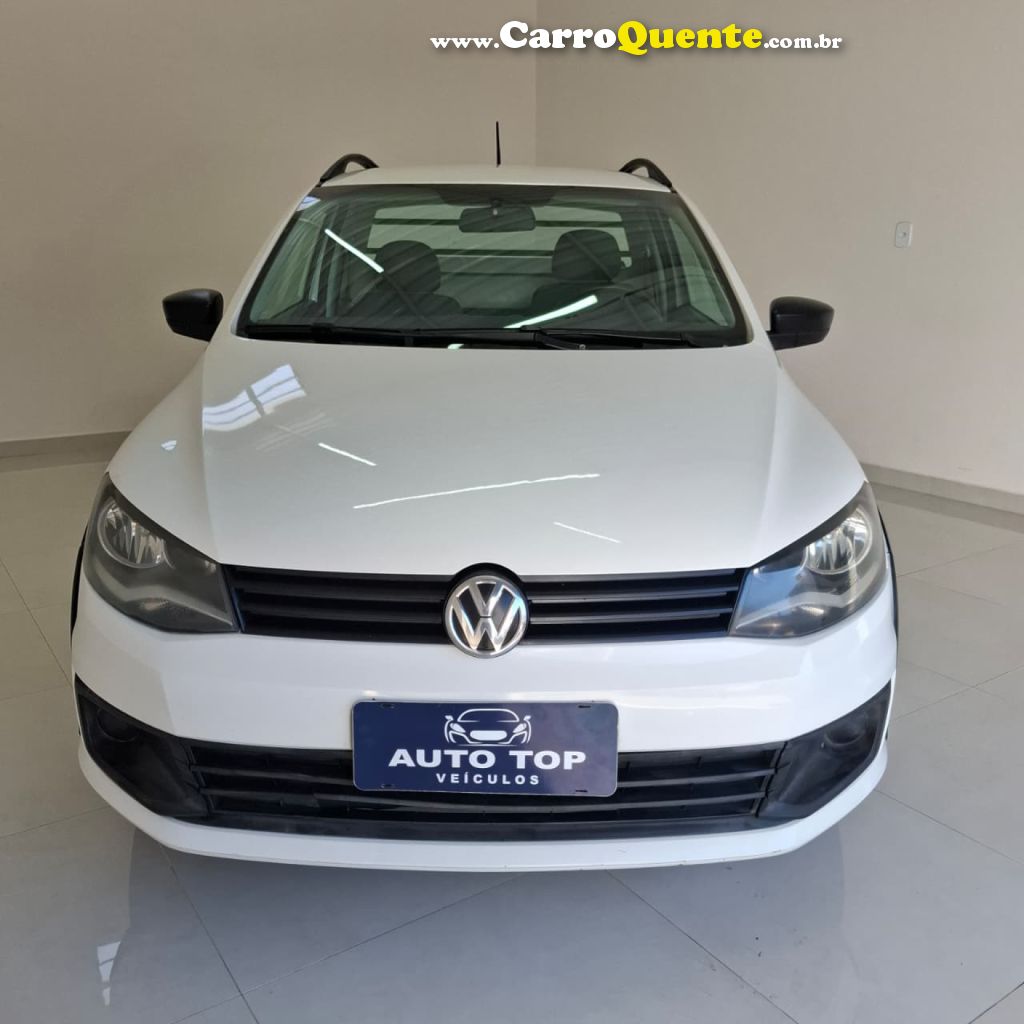 VOLKSWAGEN   SAVEIRO TRENDLINE 1.6 T.FLEX 8V CE   BRANCO 2015 1.6 FLEX - Loja
