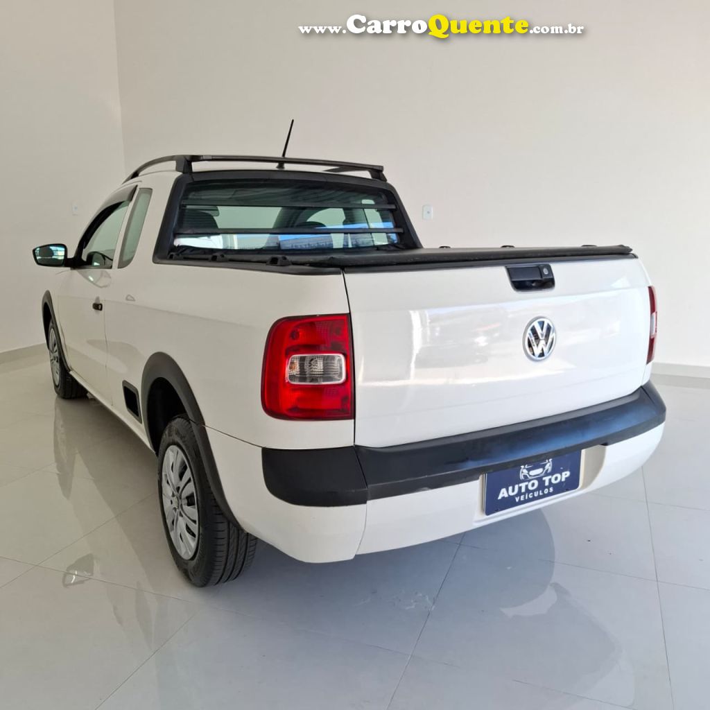 VOLKSWAGEN   SAVEIRO TRENDLINE 1.6 T.FLEX 8V CE   BRANCO 2015 1.6 FLEX - Loja