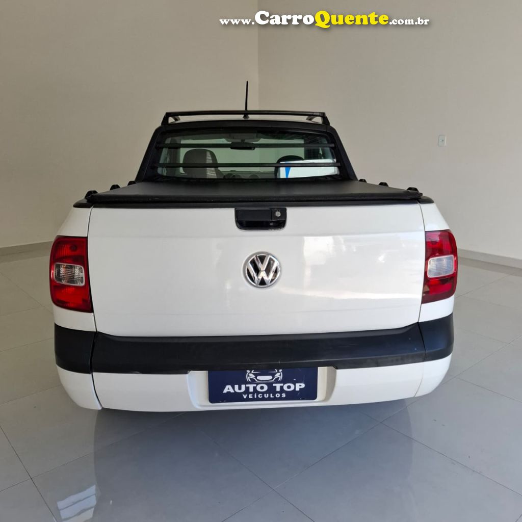 VOLKSWAGEN   SAVEIRO TRENDLINE 1.6 T.FLEX 8V CE   BRANCO 2015 1.6 FLEX - Loja