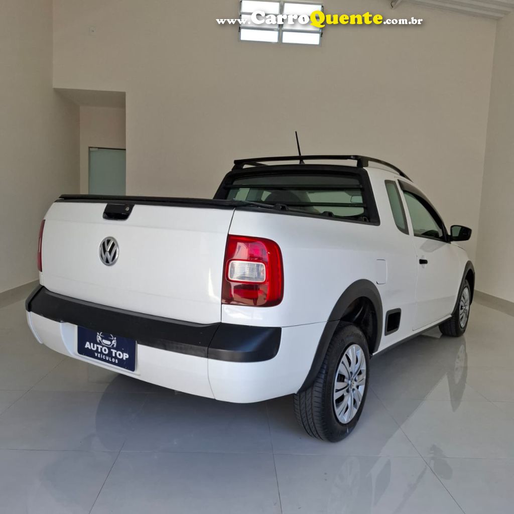 VOLKSWAGEN   SAVEIRO TRENDLINE 1.6 T.FLEX 8V CE   BRANCO 2015 1.6 FLEX - Loja
