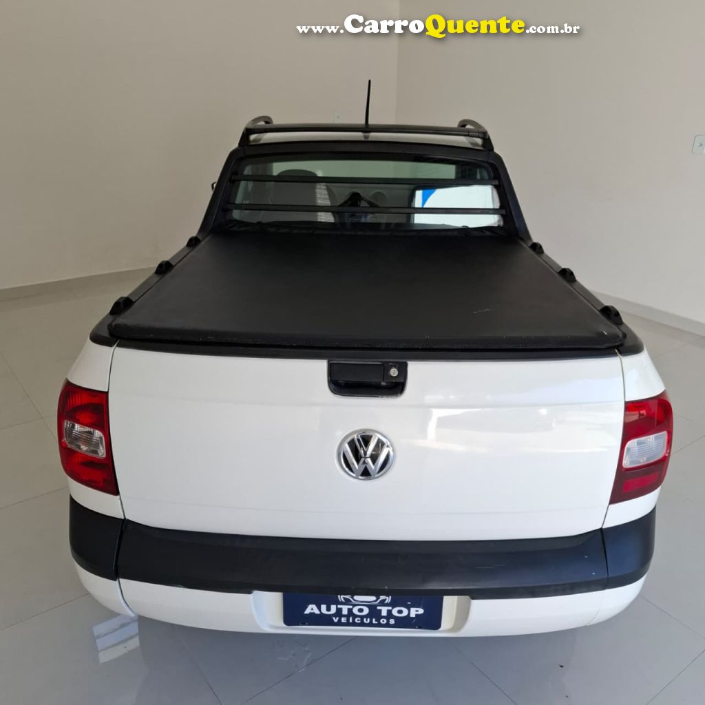 VOLKSWAGEN   SAVEIRO TRENDLINE 1.6 T.FLEX 8V CE   BRANCO 2015 1.6 FLEX - Loja