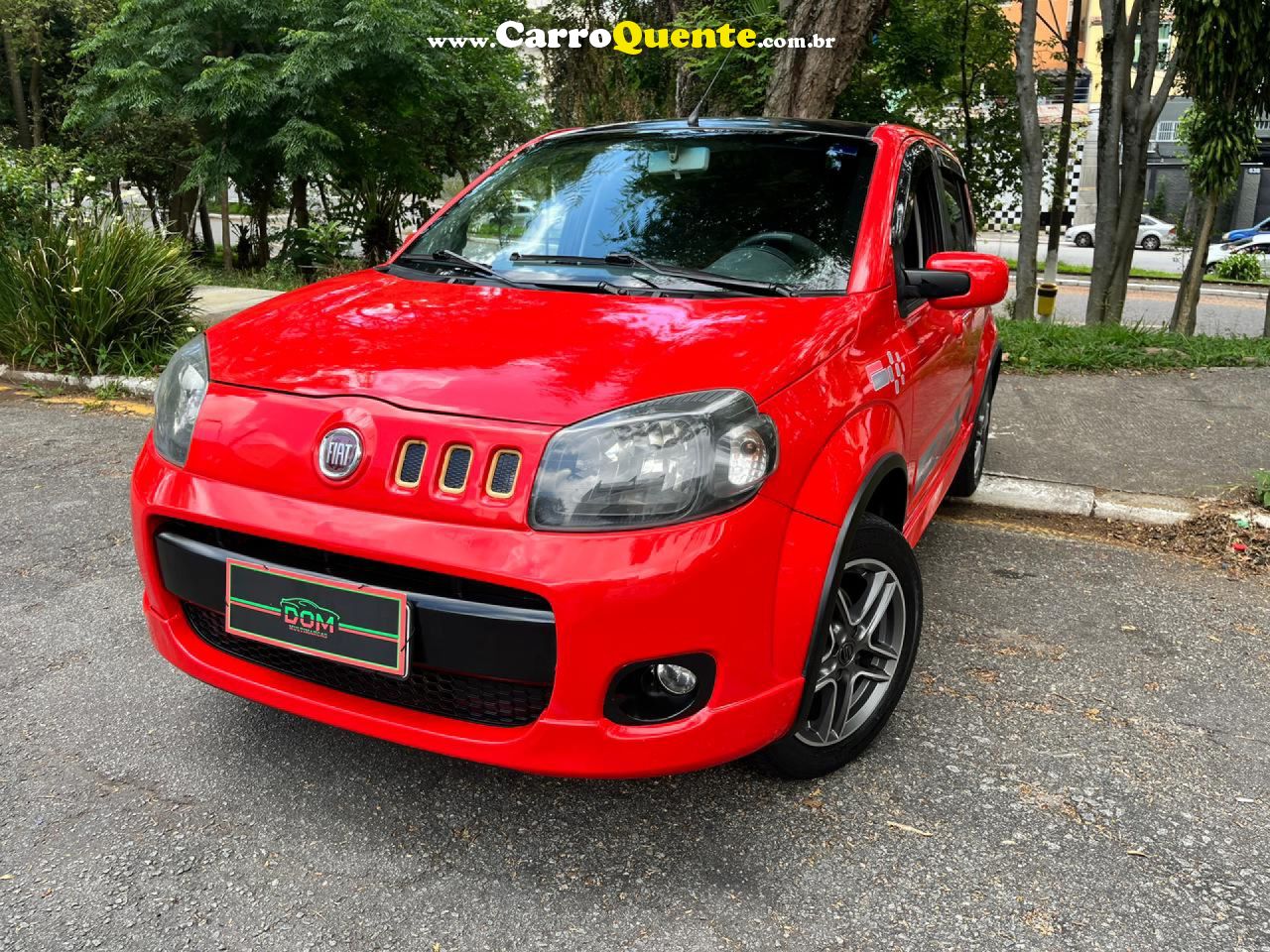 FIAT   UNO SPORTING 1.4 EVO FIRE FLEX 8V 4P   VERMELHO 2013 1.4 FLEX - Loja