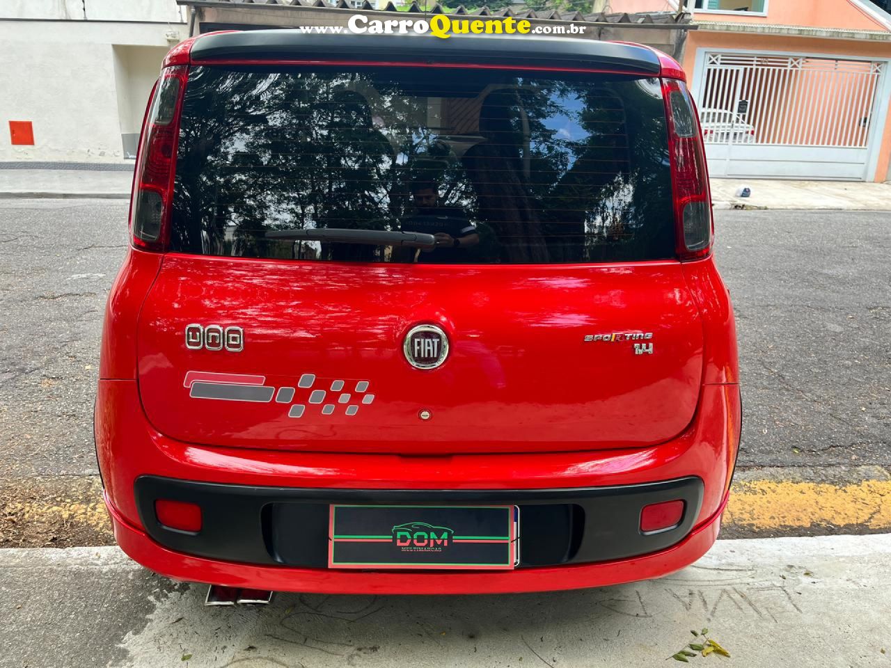 FIAT   UNO SPORTING 1.4 EVO FIRE FLEX 8V 4P   VERMELHO 2013 1.4 FLEX - Loja