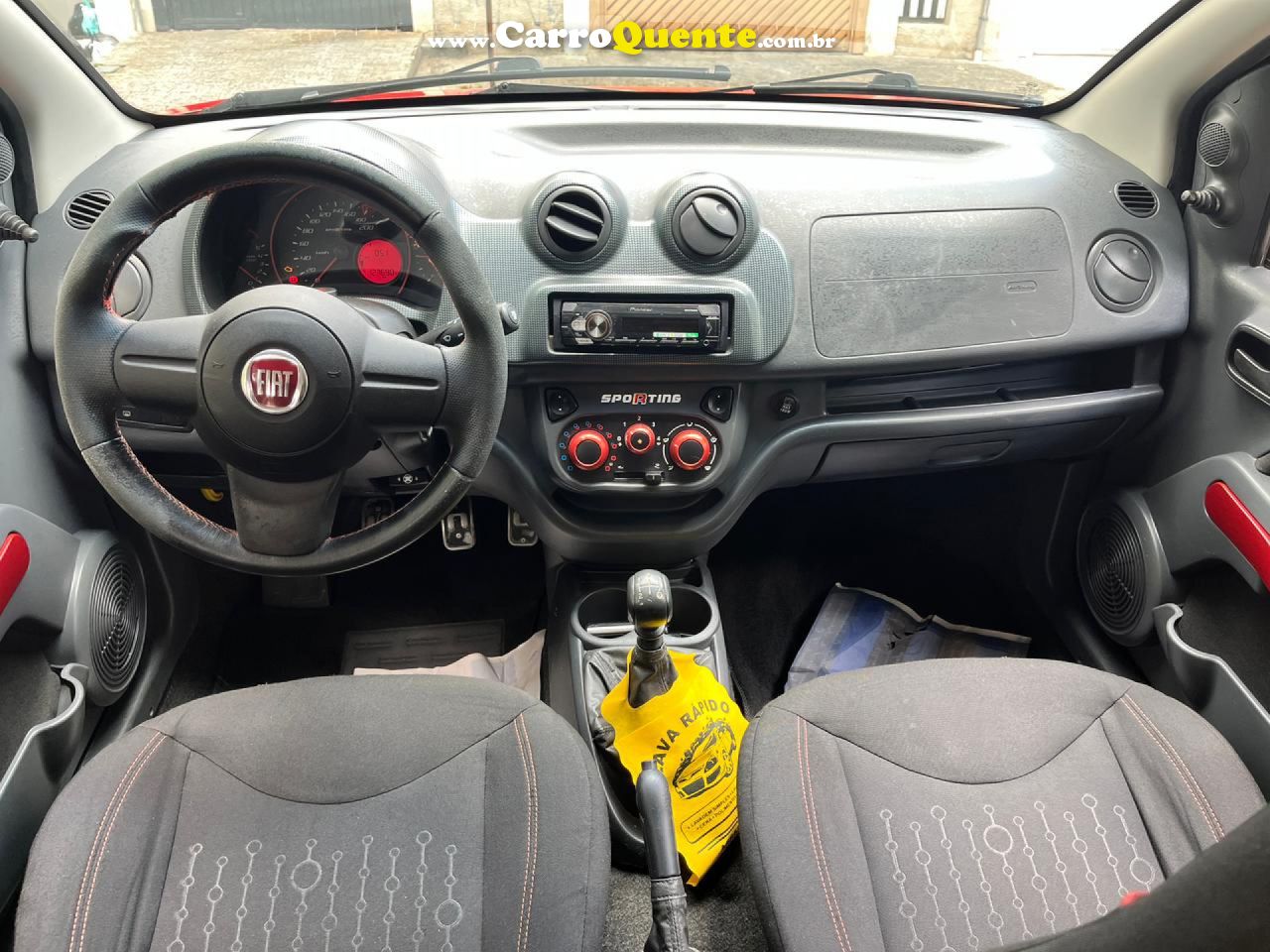 FIAT   UNO SPORTING 1.4 EVO FIRE FLEX 8V 4P   VERMELHO 2013 1.4 FLEX - Loja