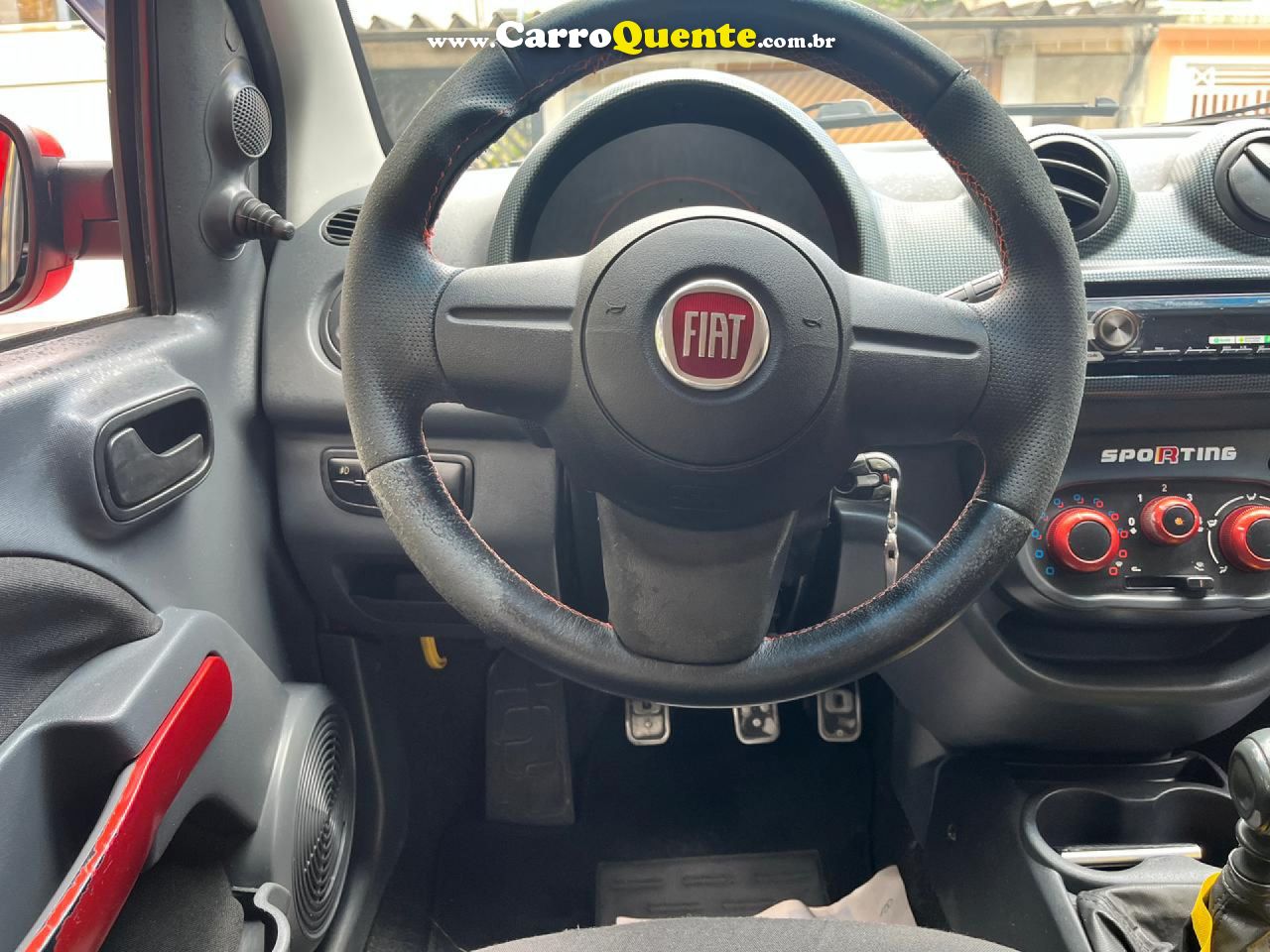 FIAT   UNO SPORTING 1.4 EVO FIRE FLEX 8V 4P   VERMELHO 2013 1.4 FLEX - Loja