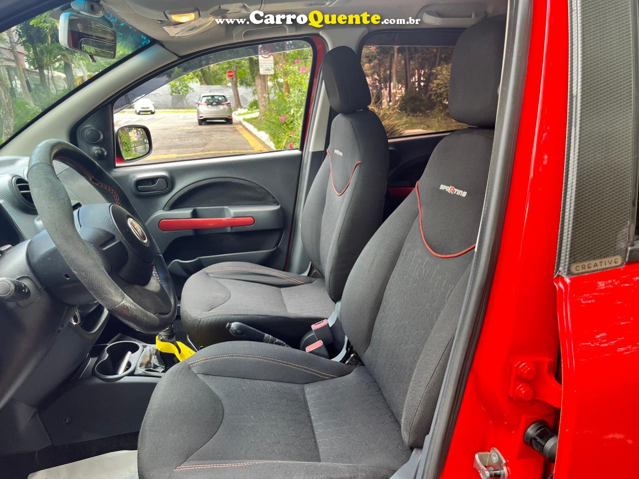 FIAT   UNO SPORTING 1.4 EVO FIRE FLEX 8V 4P   VERMELHO 2013 1.4 FLEX - Loja