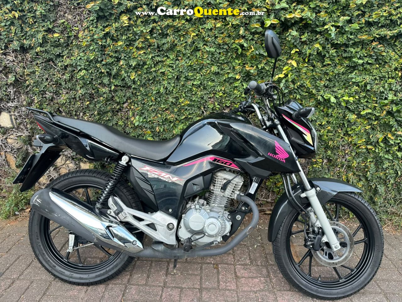 HONDA   CG 160 FAN FLEX   PRETO 2023 . FLEX - Loja
