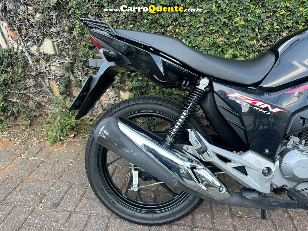 HONDA   CG 160 FAN FLEX   PRETO 2023 . FLEX - Loja