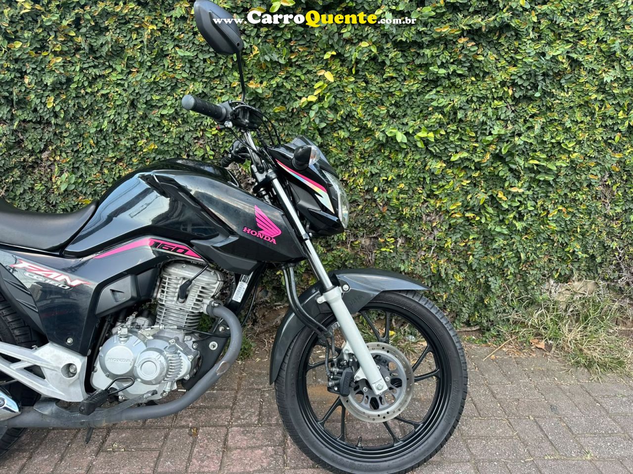 HONDA   CG 160 FAN FLEX   PRETO 2023 . FLEX - Loja