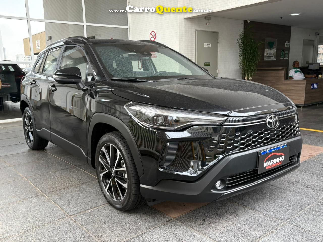 TOYOTA   COROLLA CROSS XRE FLEX BLINDADO 2026 COM APENAS 1800 KM   PRETO 2026 2.0 FLEX - Loja