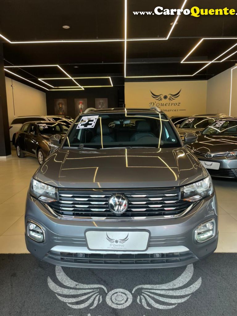 VOLKSWAGEN   T-CROSS HIG. 250 TSI 1.4 FLEX 16V 5P AUT   CINZA 2023 1.4 FLEX - Loja