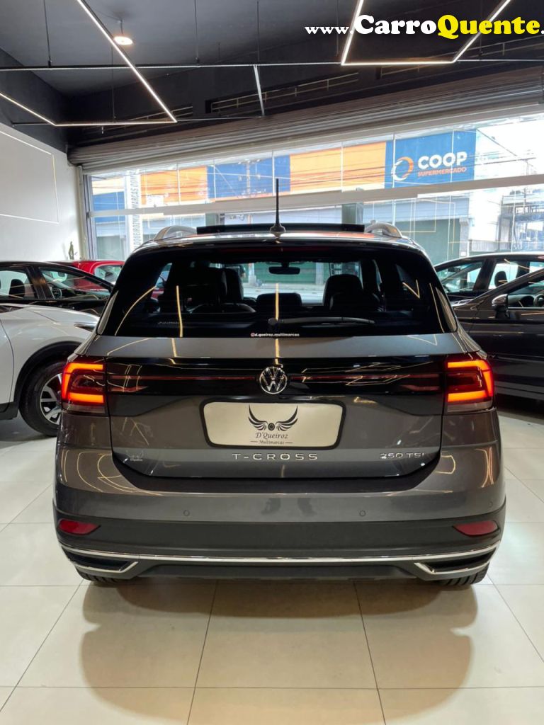 VOLKSWAGEN   T-CROSS HIG. 250 TSI 1.4 FLEX 16V 5P AUT   CINZA 2023 1.4 FLEX - Loja