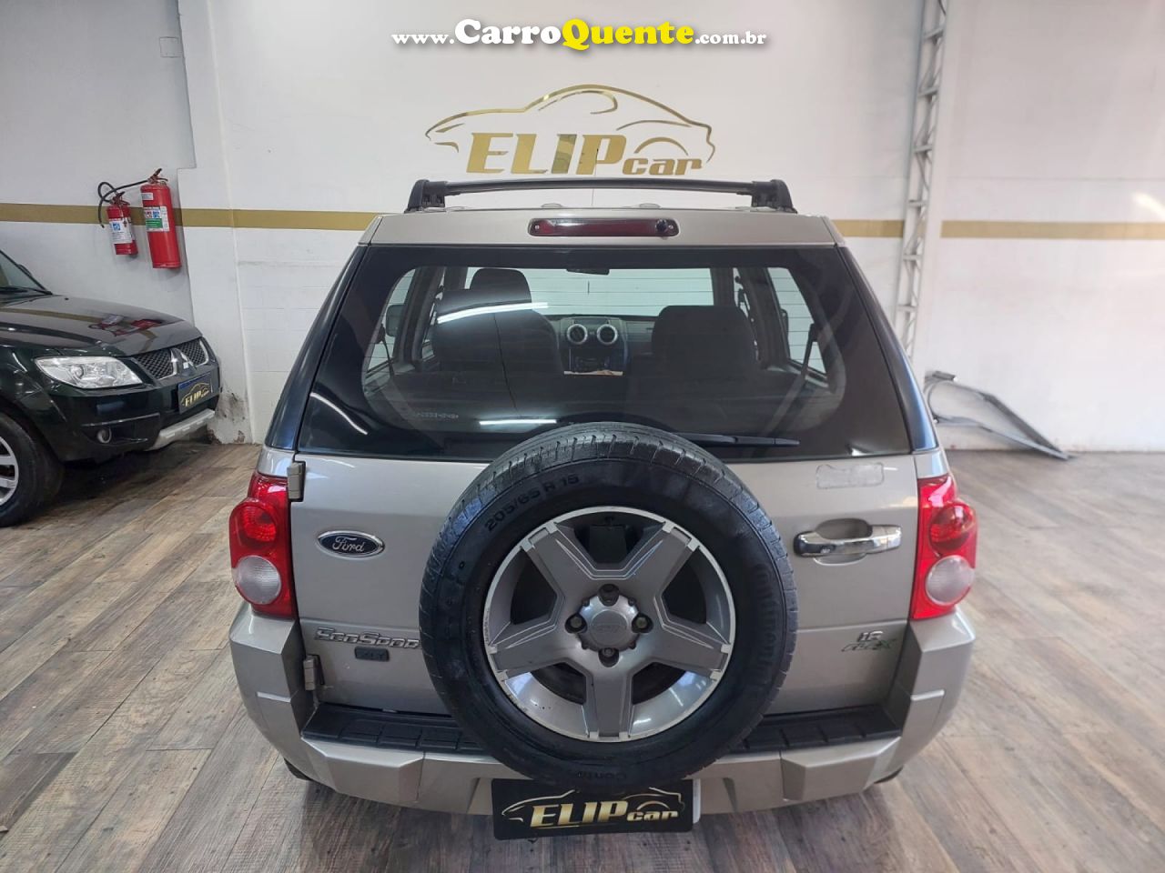 FORD   ECOSPORT XLT FREESTYLE 1.6 FLEX 8V 5P   PRATA 2008 1.6 FLEX - Loja