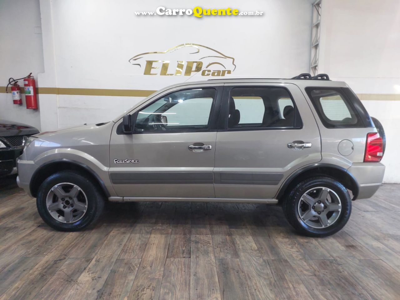 FORD   ECOSPORT XLT FREESTYLE 1.6 FLEX 8V 5P   PRATA 2008 1.6 FLEX - Loja