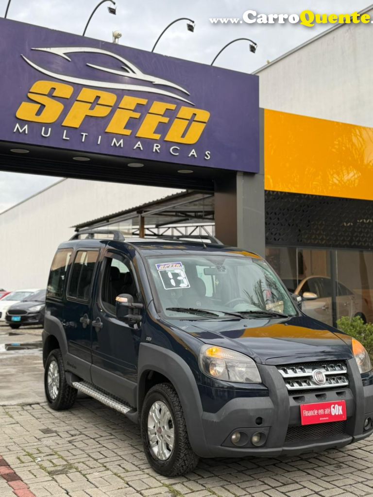 FIAT   DOBLO ADVADV TRYONLOCKER 1.8 FLEX   AZUL 2013 1.8 FLEX - Loja