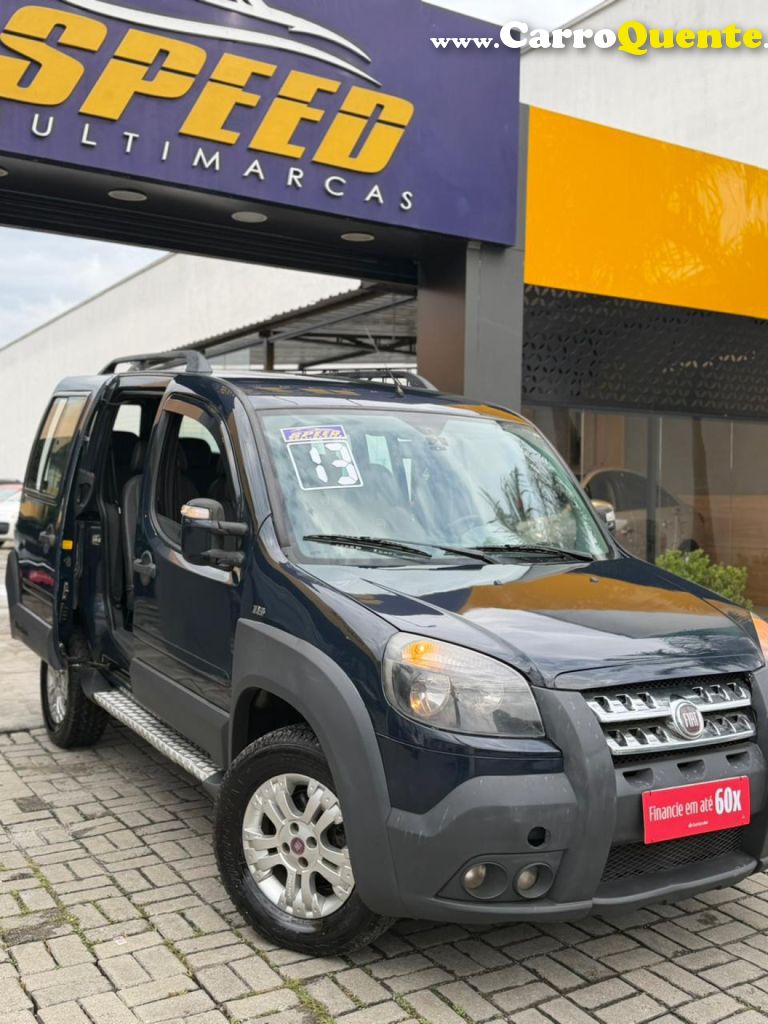 FIAT   DOBLO ADVADV TRYONLOCKER 1.8 FLEX   AZUL 2013 1.8 FLEX - Loja