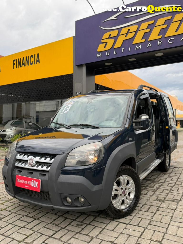 FIAT   DOBLO ADVADV TRYONLOCKER 1.8 FLEX   AZUL 2013 1.8 FLEX - Loja