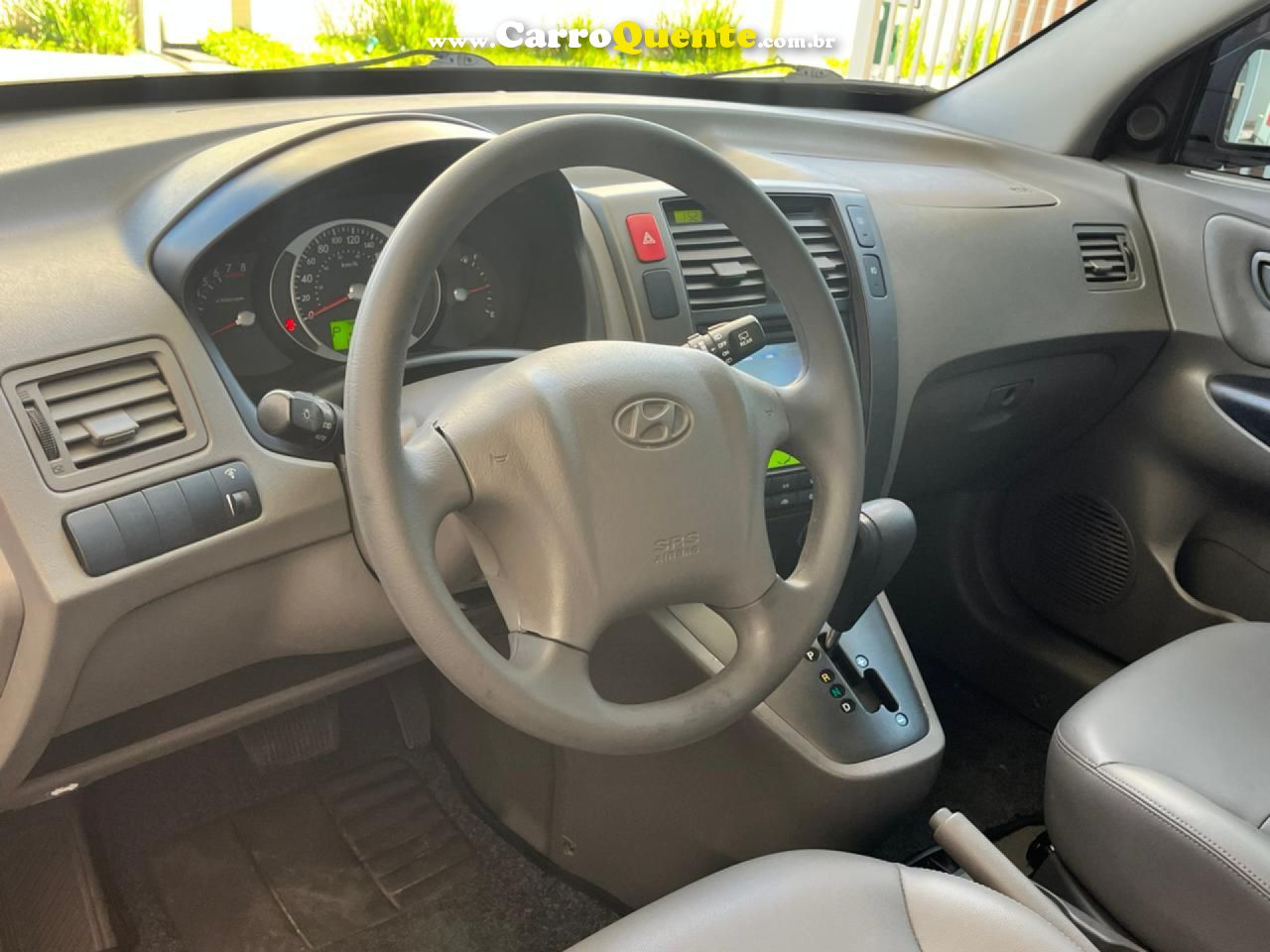 HYUNDAI   TUCSON GLS AUTOMATICO FLEX COMPLETA MULTIMIDIA OTIMO ESTADO   CINZA 2017 2.0 FLEX - Loja