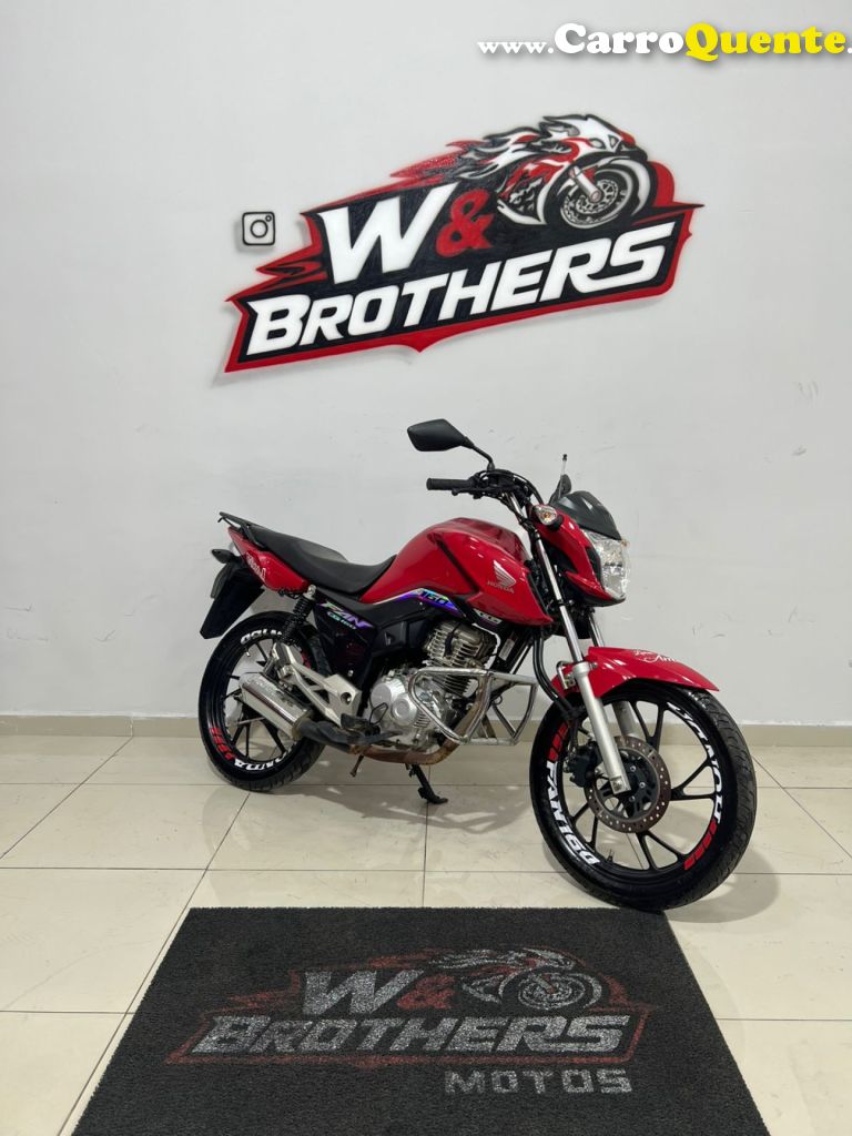 HONDA   HONDACG 160 FAN   VERMELHO 2024 160 FLEX - Loja