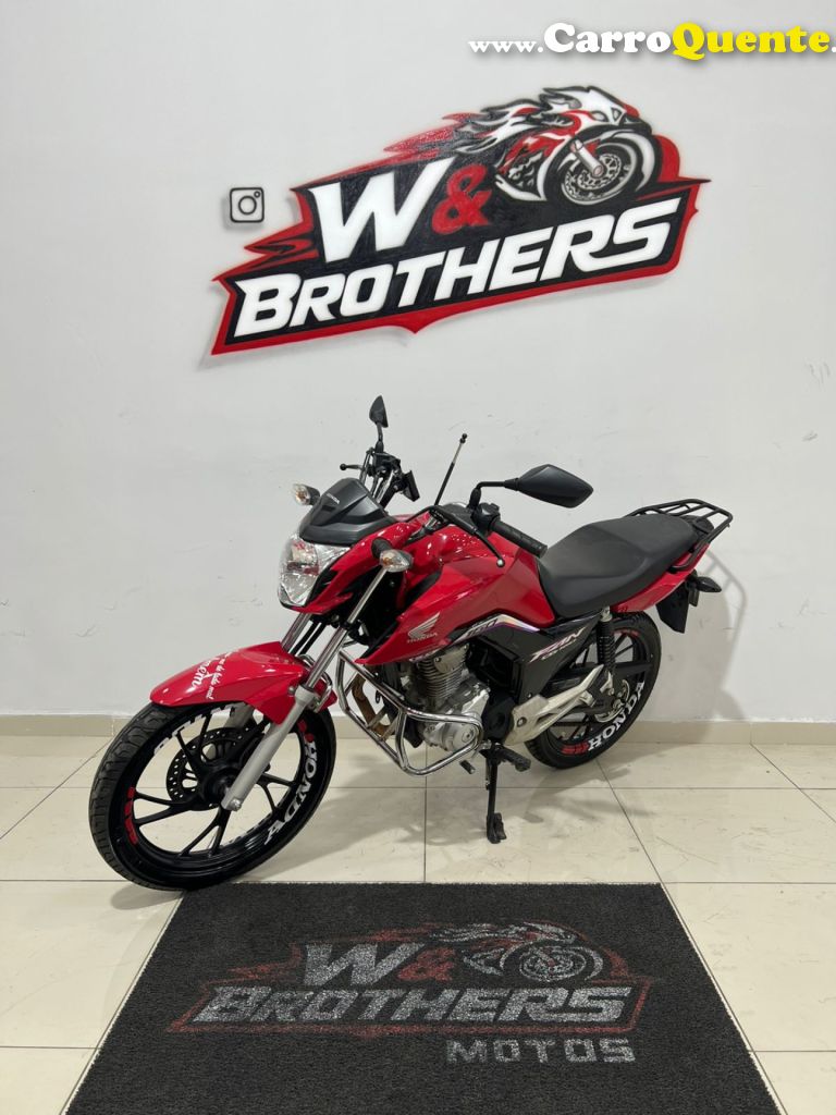 HONDA   HONDACG 160 FAN   VERMELHO 2024 160 FLEX - Loja