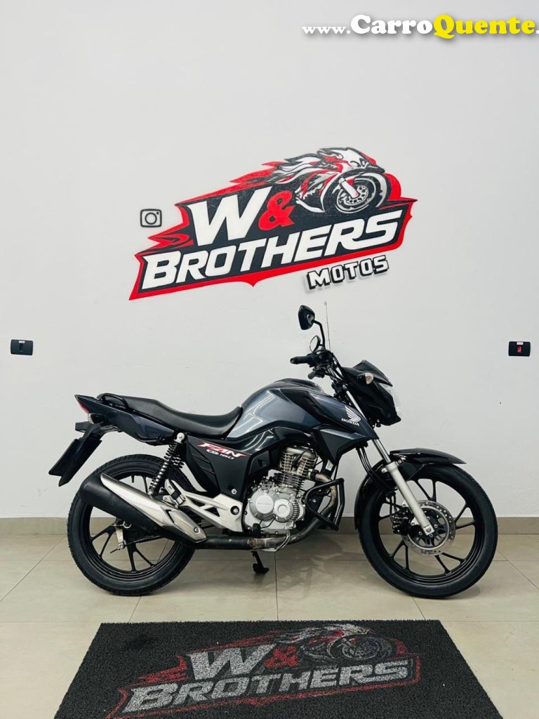 HONDA   CG 160 FAN FLEX   CINZA 2024 160 FLEX - Loja