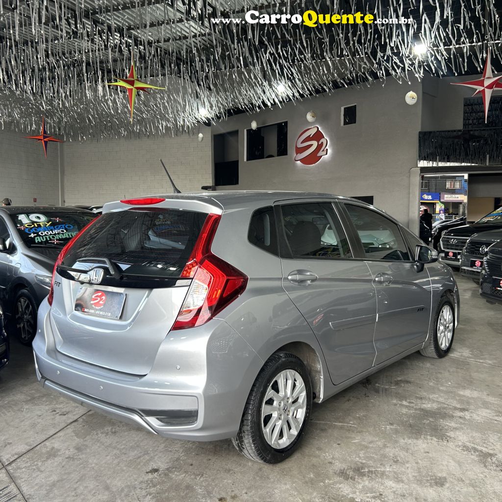 HONDA   FIT LX 1.5 FLEXONE 16V 5P AUT.   PRATA 2019 1.5 FLEX - Loja