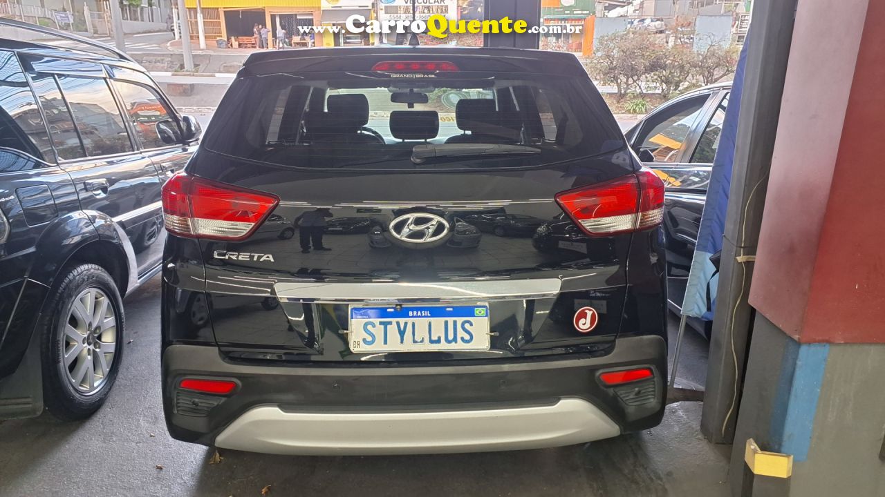HYUNDAI   CRETA ATTITUDE 1.6 16V FLEX AUT.(PCD)   PRETO 2019 1.6 FLEX - Loja