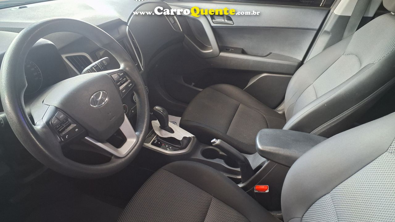 HYUNDAI   CRETA ATTITUDE 1.6 16V FLEX AUT.(PCD)   PRETO 2019 1.6 FLEX - Loja